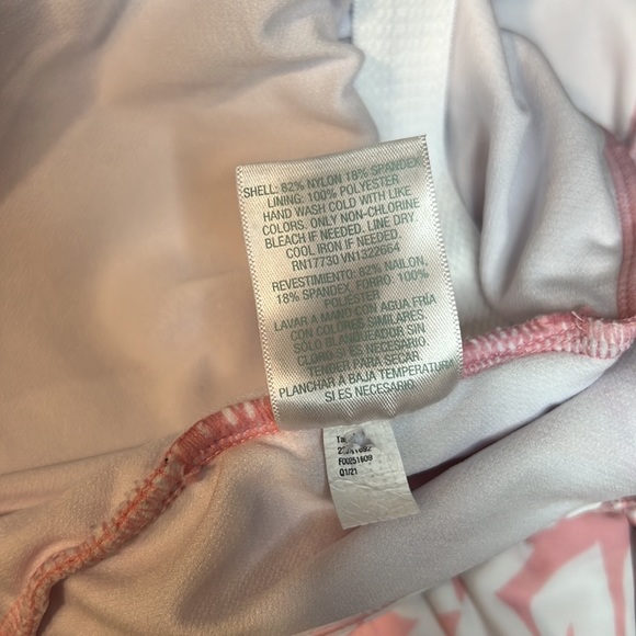 Kona Sol One Piece Swimsuit Pink and White - Picture 10 of 10